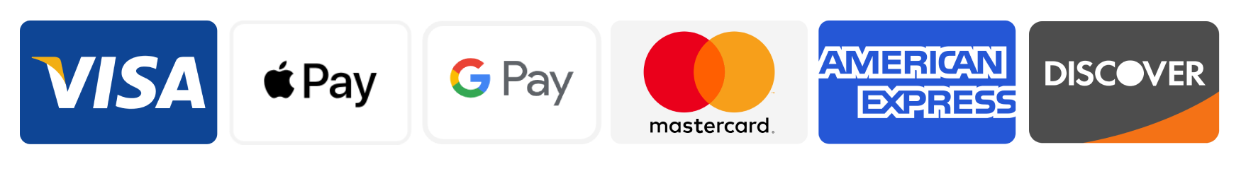 Accepted payment methods